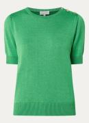 Fabienne Chapot Philou fijngebreide top met ronde hals