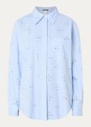 Pennyblack Secolo blouse met ruitdessin en strass