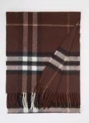 Burberry Sjaal van kasjmier met ruitdessin en franjes 170 x 30 cm