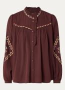 ba&sh Tate blouse met borduring