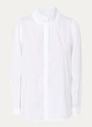Xandres Henrite blouse met opstaande kraag en pofmouw