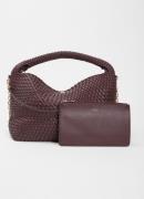 Dune London Deliberate schoudertas met gevlochten detail en uitneembar...