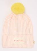 Billieblush Ribgebreide muts met logo en glitter