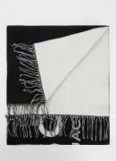 Marc Jacobs The Scarf sjaal in wolblend met logoprint 180 x 45 cm