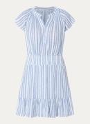 Rails Augustine mini tuniekjurk in linnenblend met streepprint