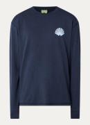 New Amsterdam Surf Association Longsleeve met logo- en backprint
