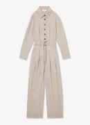 Reiss Abigail wide fit jumpsuit met ceintuur
