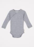 Joha Ribgebreide romper van merino wol