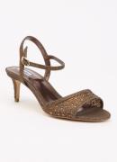 Dune London Manicure sandalette met strass