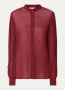 MSCH Copenhagen MSCHkasandra semi-transparante blouse met ronde hals