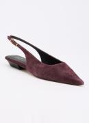 Dune London Hostess slingback van leer