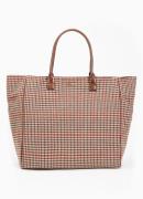 Essentiel Antwerp Shopper in wolblend met ruitdessin