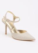 Dune London Channel sandalette met strass