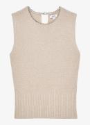 Reiss Nina fijngebreide top in kasjmierblend
