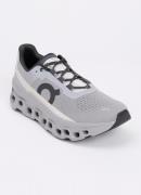 On Cloudmonster sneaker met gebreid bovenwerk