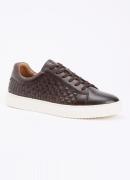 Dune London TJ sneaker van leer