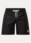 Moncler Zwemshorts met steekzakken en logoprint