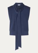 alchemist Alice top met sjaalkraag