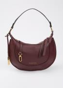 Smaak Marlon schoudertas van leer met afneembare schouderriem