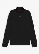 HUGO Longsleeve met col en logo