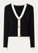 NIKKIE Laos top met sierknopen