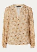 River Woods Top met bloemenprint