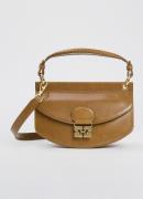 Ganni Apo-G handtas met met logo en afneembare schouderriem