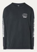 Obey Persistent Movement longsleeve met logo- en backprint