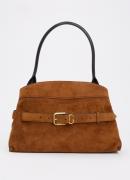 Marc Jacobs The Dakota Satchel schoudertas van suède