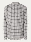 SAMSØE SAMSØE Liam regular fit overhemd met ruitdessin