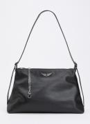 Zadig&Voltaire Jim schoudertas van leer met verstelbare schouderriem