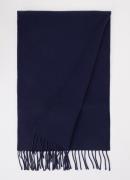 HUGO Justery sjaal van wol 160 x 30 cm
