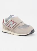 New Balance 574 sneaker met suède details
