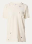 Isabel Marant Yezrane T-shirt met studs en borstzak