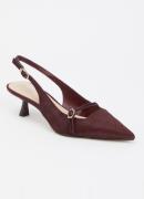 Dune London Deserved slingback met metallic finish