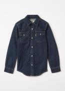 Levi's Overhemd van denim met borstzakken
