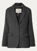 Levi's Stella blazer in wolblend met gemêleerd dessin