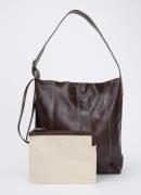Becksöndergaard Panel Mae schoudertas van leer met uitneembare etui