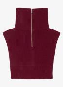 Maje Opstaande kraag met halve rits