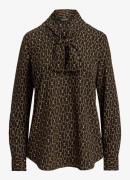 Ralph Lauren Tuniek met sjaalkraag en print