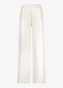 Studio Anneloes Grace mid waist wide fit pantalon met linnen