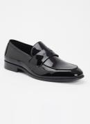 Dune London Spin loafer van lakleer