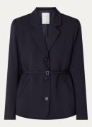 MSCH Copenhagen Mschfreylia blazer met paspelzakken en ceintuur
