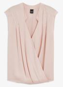 BOSS Basina blouse met plooidetail