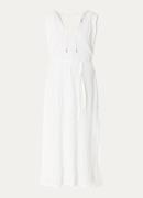 Zadig&Voltaire Rimati maxi jurk met strikceintuur en split