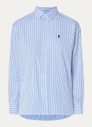 Ralph Lauren Blouse met streepprint en logoborduring