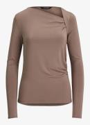 Ralph Lauren Top in lyocellblend met asymmetrische hals