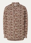 forét Dawn regular fit overhemd met borduring