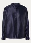 River Woods Blouse met metallic finish