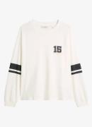 Marc O'Polo Denim Longsleeve met logoprint